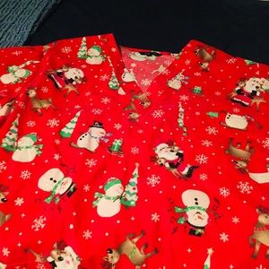Nursing scrub top